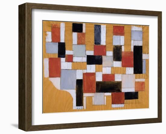 Study, 1926-Theo Van Doesburg-Framed Giclee Print