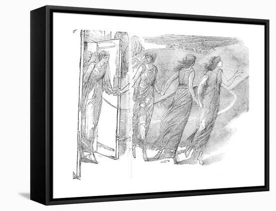 Study, 19th Century-Edward Burne-Jones-Framed Stretched Canvas