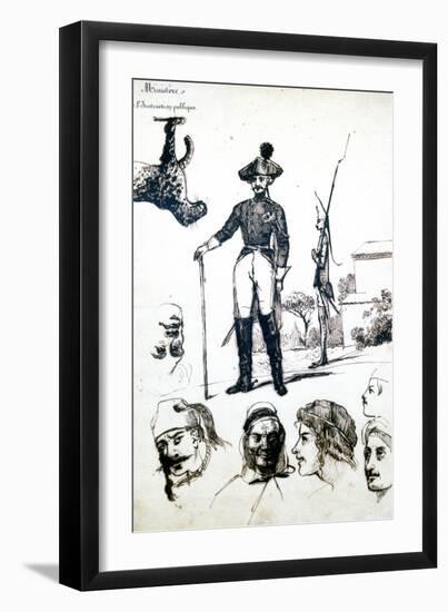 Study, a Soldiers Armour, C1823-1870-Prosper Merimee-Framed Giclee Print