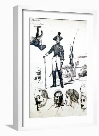 Study, a Soldiers Armour, C1823-1870-Prosper Merimee-Framed Giclee Print