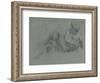 Study after Michelangelo's Giorno, c.1550-55-Jacopo Robusti Tintoretto-Framed Giclee Print