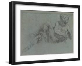 Study after Michelangelo's Giorno, c.1550-55-Jacopo Robusti Tintoretto-Framed Giclee Print