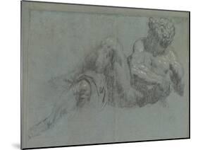 Study after Michelangelo's Giorno, c.1550-55-Jacopo Robusti Tintoretto-Mounted Giclee Print