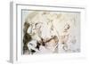 Study after Veronese's Allegory of Love, 1837 (Pen and Ink and Wash on Paper)-Eugene Delacroix-Framed Giclee Print