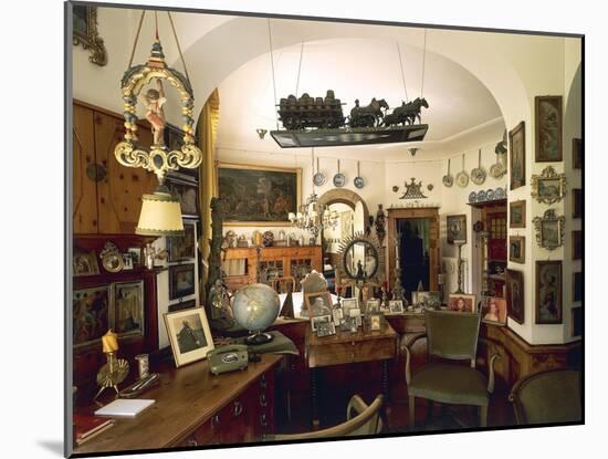 Study and Dining Room of Richard Strauss'-null-Mounted Giclee Print