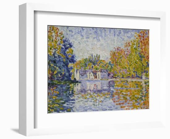 Study at the Seine, 1902(?)-Paul Signac-Framed Giclee Print