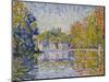 Study at the Seine, 1902(?)-Paul Signac-Mounted Giclee Print