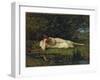 Study at the water's edge, 1864 by Berthe Morisot-Berthe Morisot-Framed Giclee Print