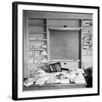 Study Belonging to Albert Einstein-Ralph Morse-Framed Premium Photographic Print