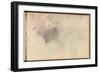 Study (Black Pencil and Pastel on Paper)-Claude Monet-Framed Giclee Print