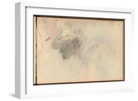 Study (Black Pencil and Pastel on Paper)-Claude Monet-Framed Giclee Print