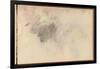 Study (Black Pencil and Pastel on Paper)-Claude Monet-Framed Giclee Print