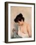 Study, C.1893-Ramon Casas i Carbo-Framed Giclee Print