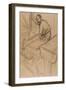 Study, C.1893-Henri de Toulouse-Lautrec-Framed Giclee Print