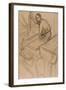 Study, C.1893-Henri de Toulouse-Lautrec-Framed Giclee Print