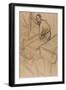 Study, C.1893-Henri de Toulouse-Lautrec-Framed Premium Giclee Print