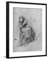 'Study', c1880, (1904)-James Abbott McNeill Whistler-Framed Giclee Print