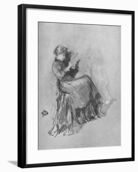 'Study', c1880, (1904)-James Abbott McNeill Whistler-Framed Giclee Print