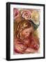 Study, Coco in the Roses-Pierre-Auguste Renoir-Framed Giclee Print