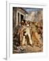 Study for a Battle Scene: A man being arrested, c.1830-Henry Scheffer-Framed Giclee Print