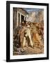 Study for a Battle Scene: A man being arrested, c.1830-Henry Scheffer-Framed Giclee Print