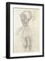 Study for a Dancer Posing, from a Photograph, C.1874-Edgar Degas-Framed Giclee Print