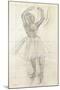 Study for a Dancer Posing, from a Photograph, C.1874-Edgar Degas-Mounted Giclee Print