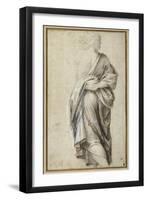 Study for a Figure in the Adoration of the Magi-Bernardino Gatti-Framed Giclee Print