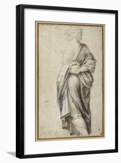 Study for a Figure in the Adoration of the Magi-Bernardino Gatti-Framed Giclee Print