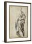 Study for a Figure in the Adoration of the Magi-Bernardino Gatti-Framed Giclee Print