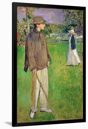 Study for a Full Length Portrait of Jean Cocteau (1889-1963) at Offranville, 1912-Jacques-emile Blanche-Framed Giclee Print