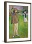 Study for a Full Length Portrait of Jean Cocteau (1889-1963) at Offranville, 1912-Jacques-emile Blanche-Framed Giclee Print