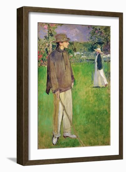 Study for a Full Length Portrait of Jean Cocteau (1889-1963) at Offranville, 1912-Jacques-emile Blanche-Framed Giclee Print