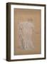 Study for 'A Garden' (Chalk on Tinted Paper)-Albert Joseph Moore-Framed Giclee Print