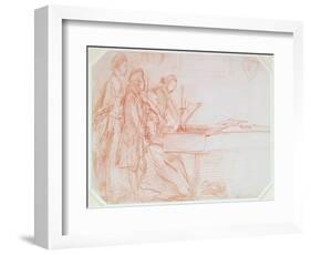 Study for a Group Portrait of a Musical Party, C.1770-Thomas Gainsborough-Framed Giclee Print