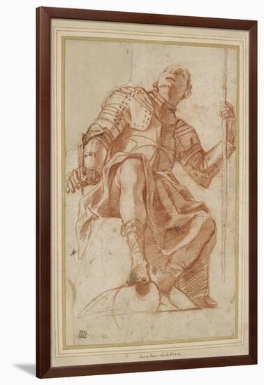 Study for a Knight of Malta-Mattia Preti-Framed Giclee Print