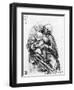 Study for a Madonna with a Cat, c.1478-80-Leonardo da Vinci-Framed Giclee Print