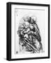 Study for a Madonna with a Cat, c.1478-80-Leonardo da Vinci-Framed Giclee Print