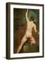 Study for a Male Nude-Etty-Framed Giclee Print