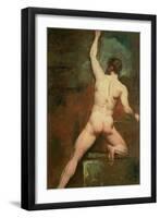 Study for a Male Nude-Etty-Framed Giclee Print