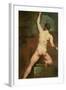 Study for a Male Nude-Etty-Framed Giclee Print