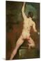 Study for a Male Nude-Etty-Mounted Giclee Print