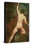 Study for a Male Nude-Etty-Stretched Canvas