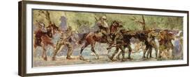 Study for a Mural, c.1918-Sir Alfred Munnings-Framed Premium Giclee Print