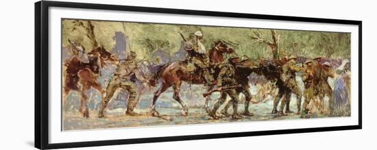 Study for a Mural, c.1918-Sir Alfred Munnings-Framed Premium Giclee Print