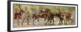 Study for a Mural, c.1918-Sir Alfred Munnings-Framed Premium Giclee Print