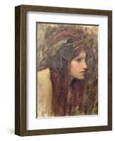 Study For a Naiad-John William Waterhouse-Framed Giclee Print