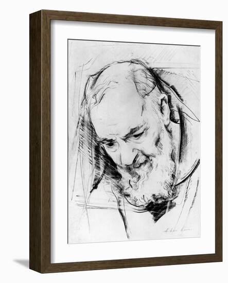 Study for a Padre Pio Monument, 1979-80-Antonio Ciccone-Framed Giclee Print