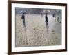 Study for a Paris Street, Rainy Day, 1877-Gustave Caillebotte-Framed Giclee Print