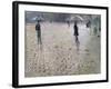 Study for a Paris Street, Rainy Day, 1877-Gustave Caillebotte-Framed Giclee Print